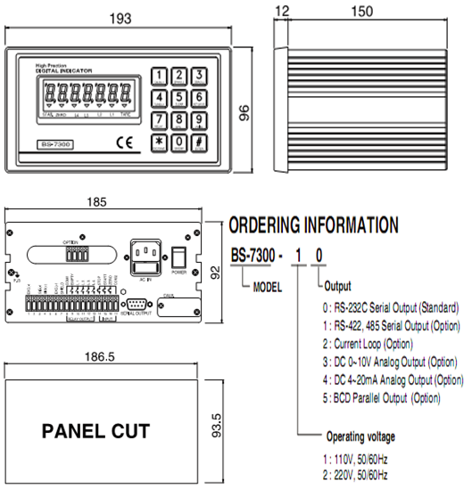 BS-7300稱重儀表